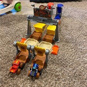 Blaze and monster machine mud pit Race Track